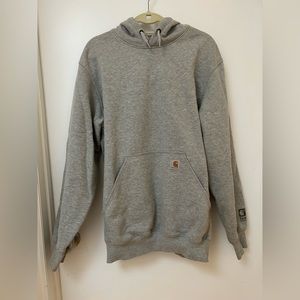 Carharrt - Gray Rain Defender Loose Fit Heavyweight Hoodie - medium